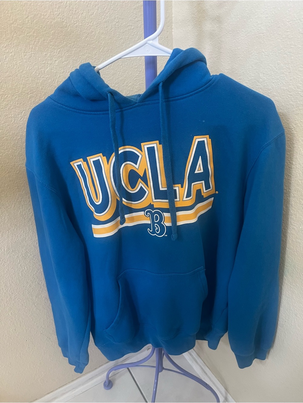 UCLA Blue Pullover Hoodie with Gold Logo